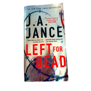 Left for Dead J.A. Jance New York Times Bestseller Book Suspense novel author